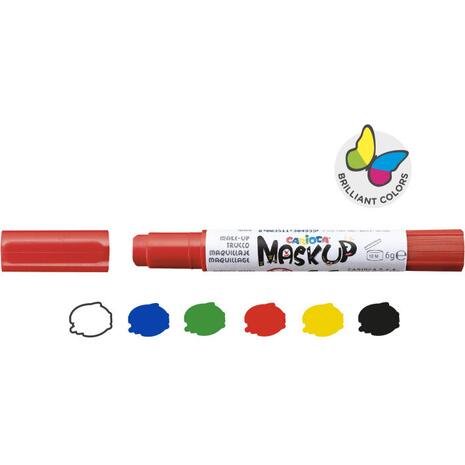Χρώματα προσώπου Carioca Mask Up 6 Party Set 43052